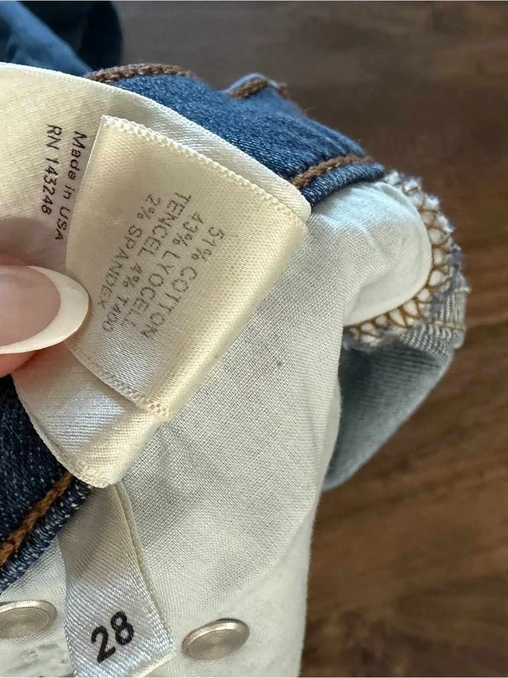 Reformation High and Skinny Jeans in Rhine Wash Size 28